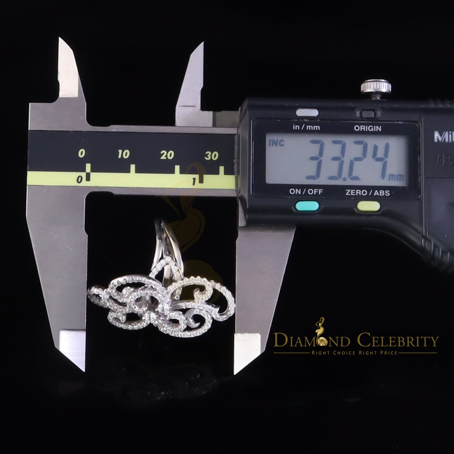 DiamondCelebritees 2.50 ct Cubic Zirconia 925 White Silver Cocktail Flower Womens Ring Size 8.5