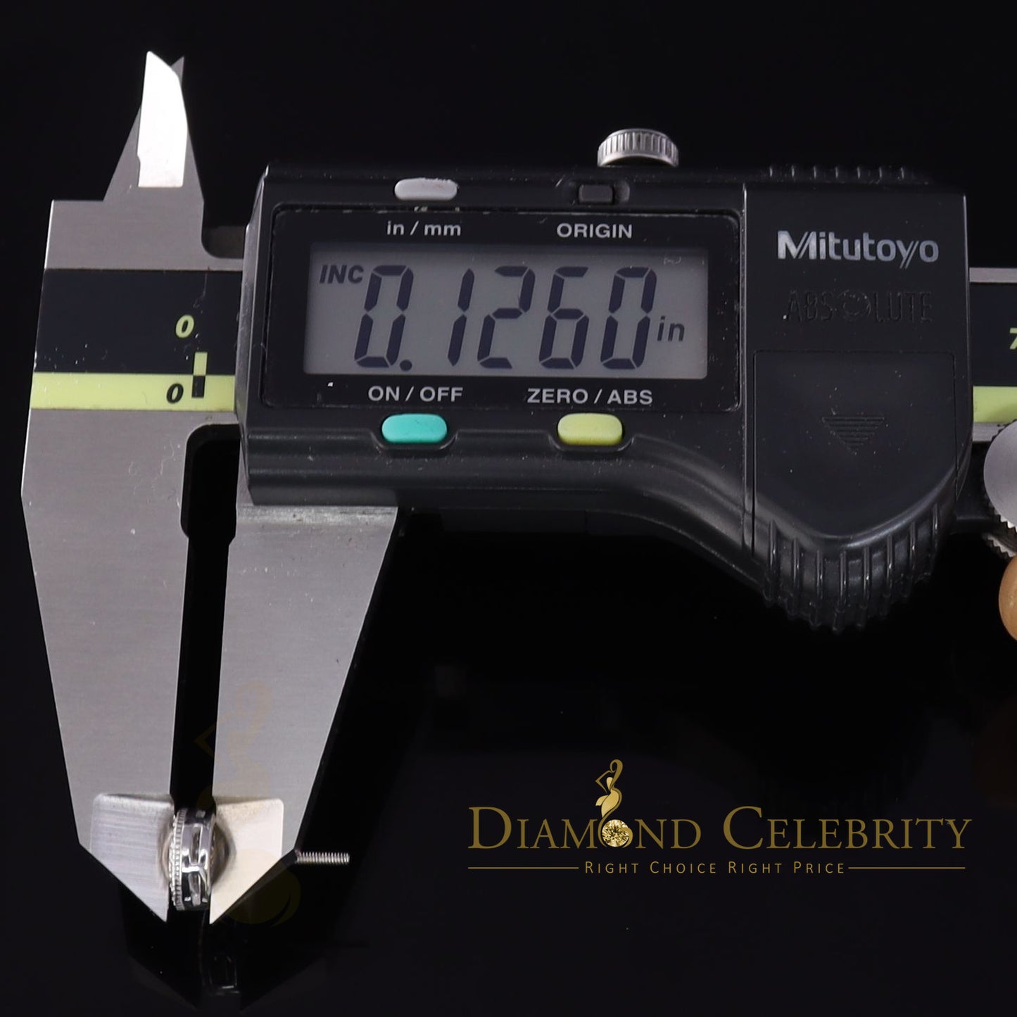 Aretes Para Hombre 925 White Silver Women's 0.5ct Moissanite Round Earrings