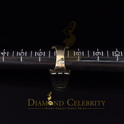 DiamondCelebritees 7.75ct Round/Baguette Cubic Zirconia Cocktail Yellow Sterling Silver Ring Size 7
