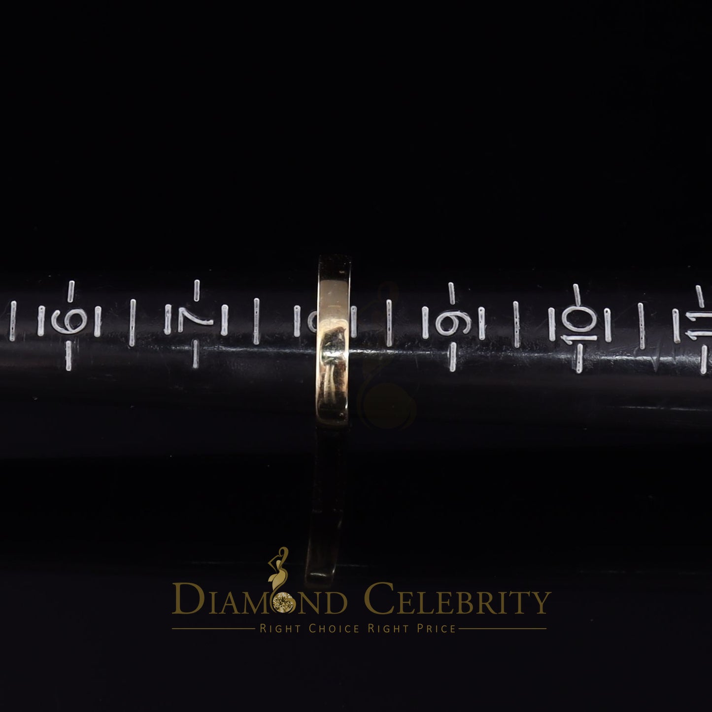 DiamondCelebritees 4.00ct 925 Sterling Yellow Silver Cubic Zirconia Womens Engagement Ring Size 8