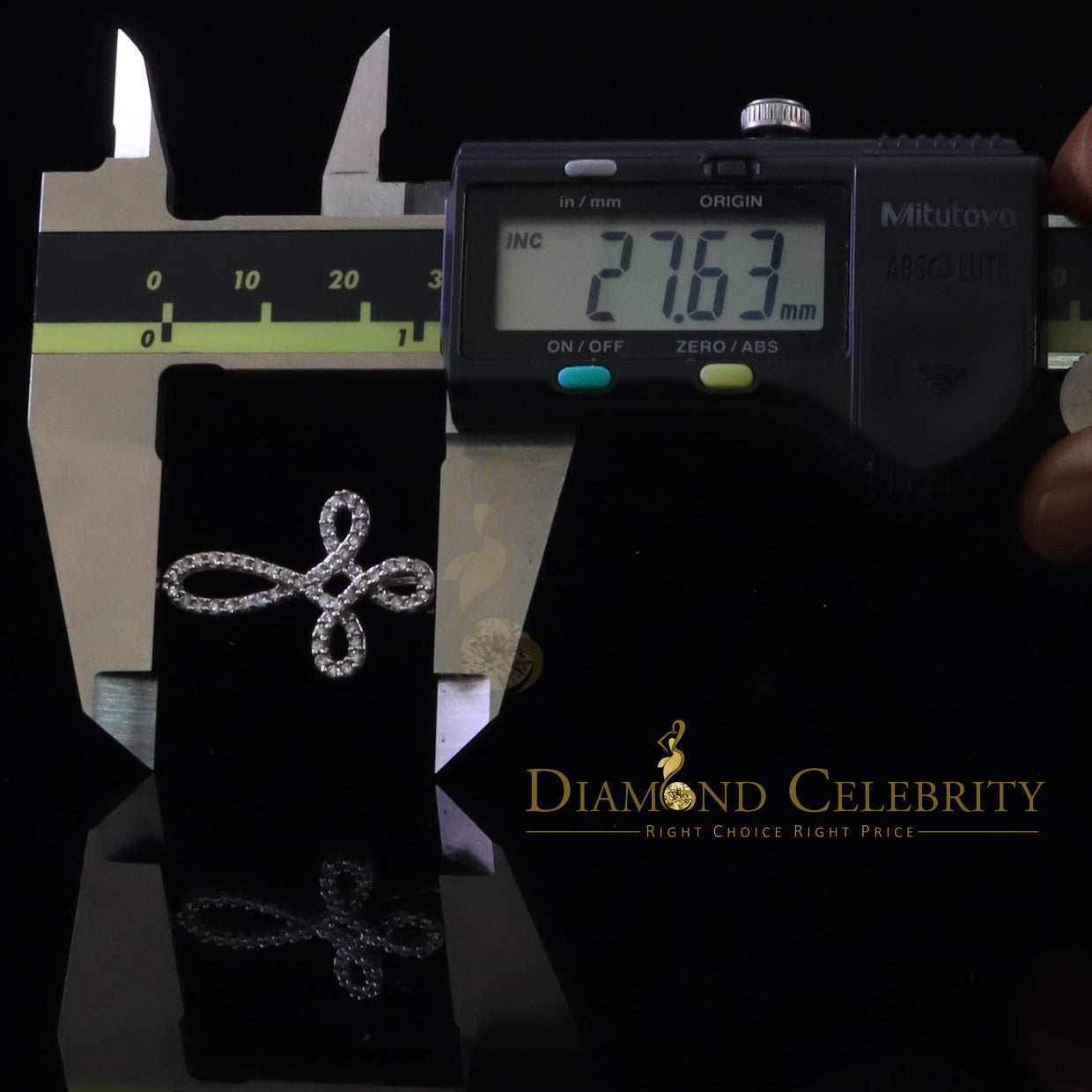 DiamondCelebritees White Charming Necklace 925 Sterling Silver Pendant with 3.41ct Cubic Zirconia