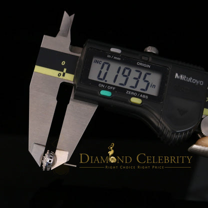 DiamondCelebritees  925 Sterling White Silver 1.86ct Cubic Zirconia Round Women's Stud Earrings