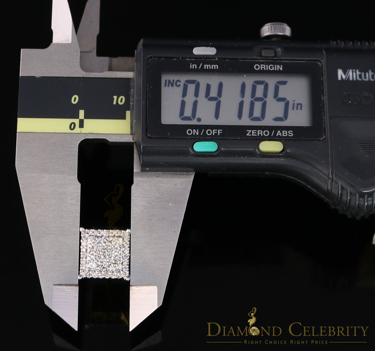 DiamondCelebritees 10K Real Yellow Gold with 1.20CT Real Diamond Men's/Women's Stud Earrings