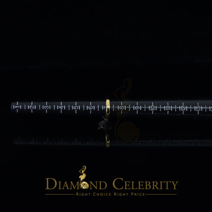 DiamondCelebritees 925 Silver Yellow 2.50CT Women's VVS 'D' Moissanite 3D Double Heart Ring Size7