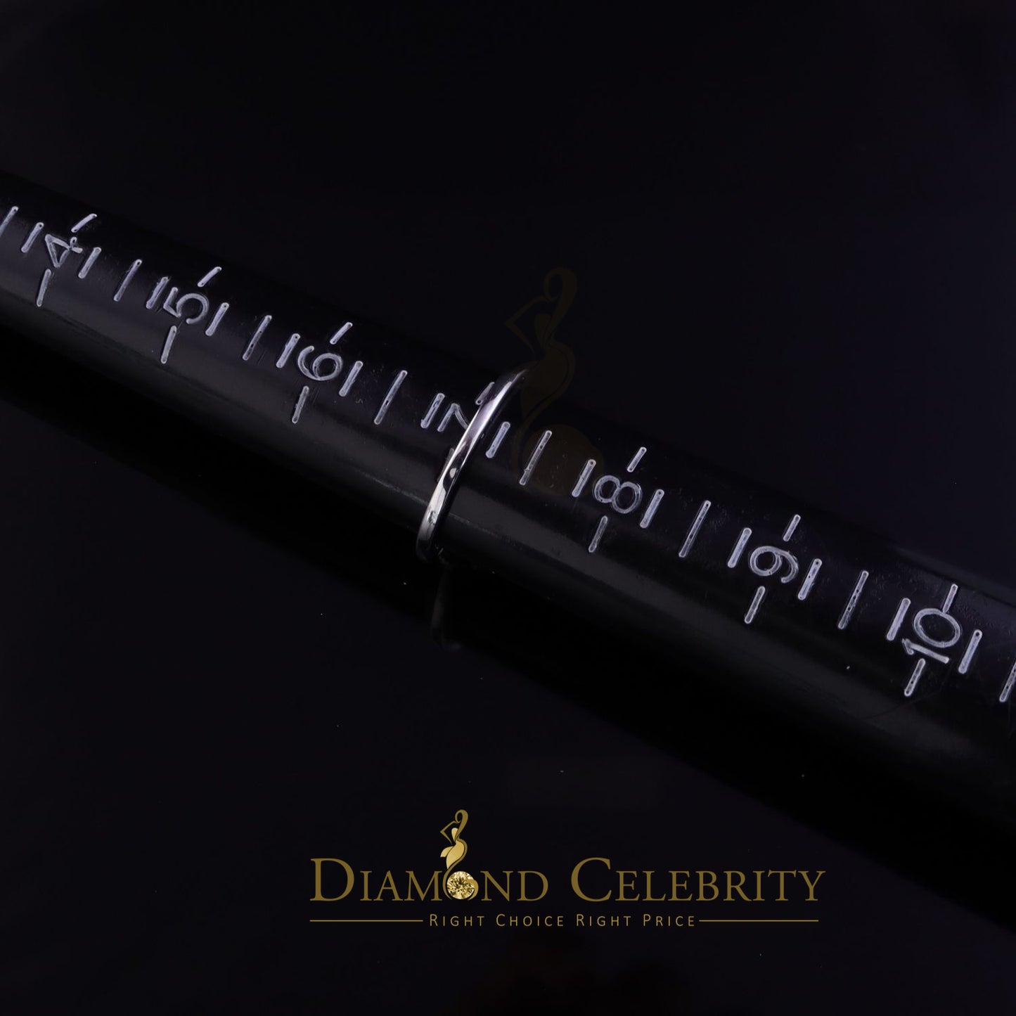 DiamondCelebritees 0.49ct Cubic Zirconia Sterling White Silver Flower Engagement Womens Ring Size 7