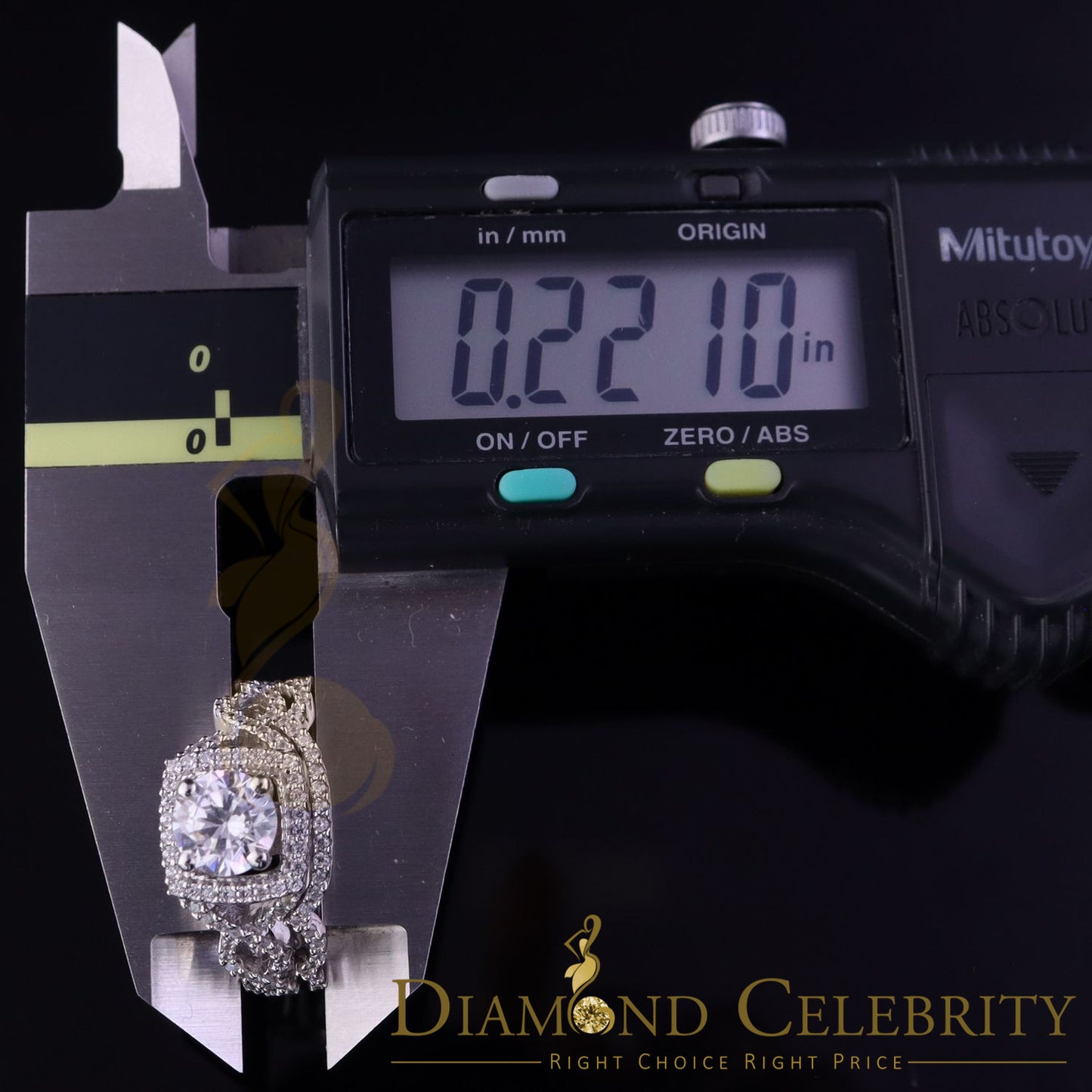 DiamondCelebritees Sterling Silver Square Cubic Zirconia 1.80ct Bridal White Womens Ring Size 7