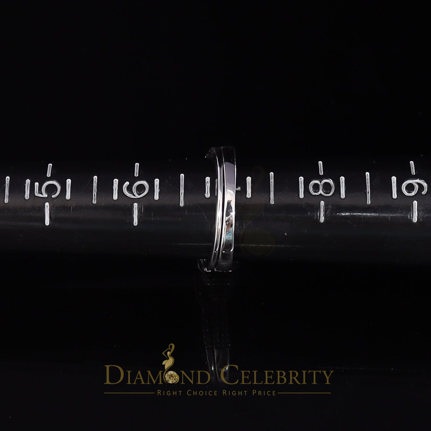 DiamondCelebritees Sterling Silver White Square 1.80ct Cubic Zirconia Womens Bridal Ring Size 7