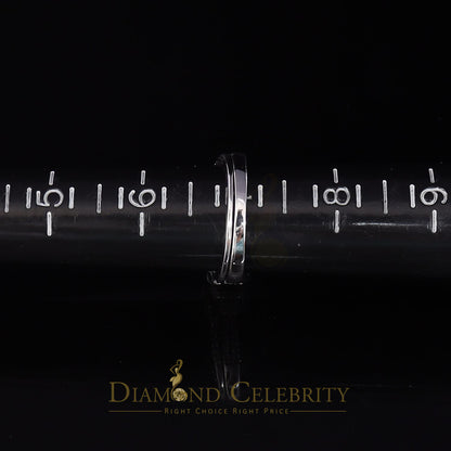 DiamondCelebritees Sterling Silver White Square 1.80ct Cubic Zirconia Womens Bridal Ring Size 7