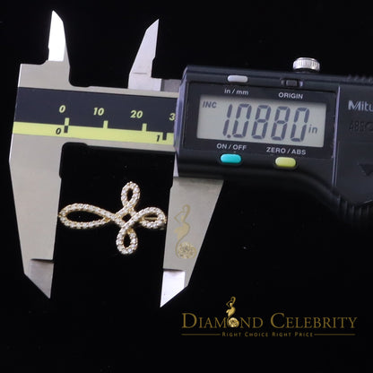 DiamondCelebritees Diamond Celebrity Yellow Sterling Silver Fashion Pendant 3.41ct Cubic Zirconia