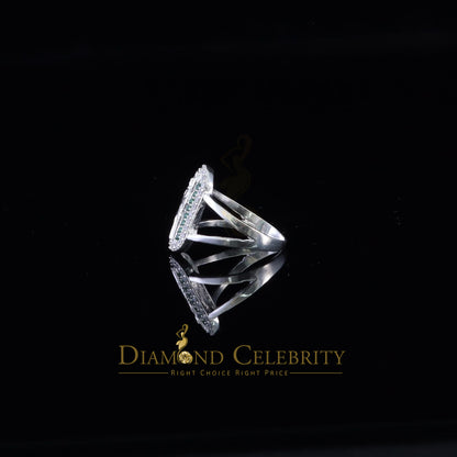 DiamondCelebritees Religious White 925 Sterling Silver Cubic Zirconia St. Jude Women's Ring Size 8