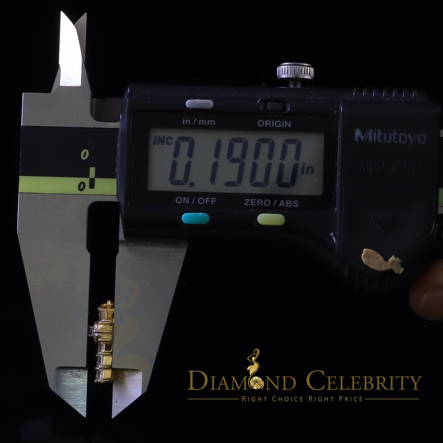 DiamondCelebritees 1.00ct Moissanite Yellow 925 Silver Women's Dangling Cross Fish Hook Earrings