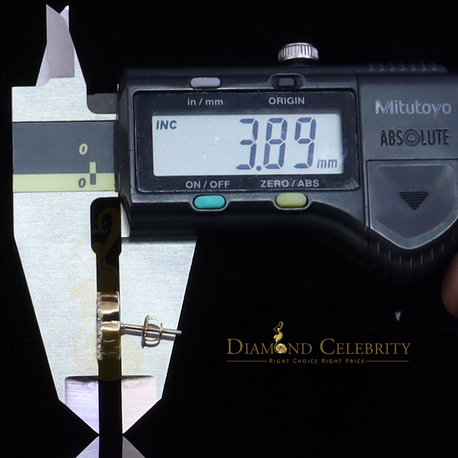 DiamondCelebritees Mens/Women's 925 Silver Yellow 1.50ct VVS D Pink Moissanite Floral Stud Earrings