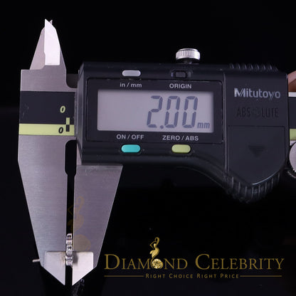 DiamondCelebritees  Women's 0.34ct Cubic Zirconia Butterfly Stud Earrings White 925 Sterling Silver