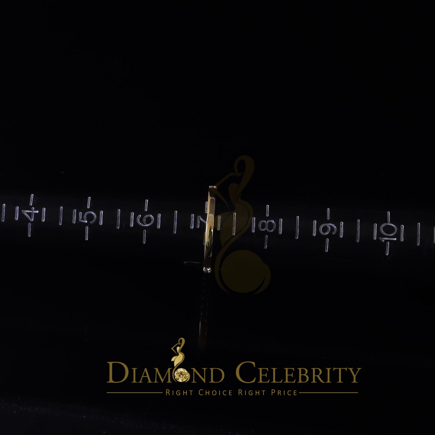 King Of Blings  10K Yellow Gold 2.50CT 'VVS' 'FL' D clr Pear Cut Moissonite Womens Ring Size 7