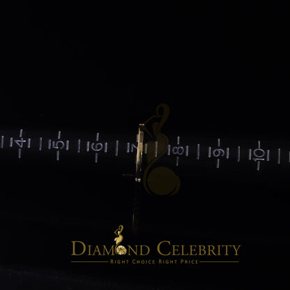 King Of Blings  10K Yellow Gold 2.50CT 'VVS' 'FL' D clr Pear Cut Moissonite Womens Ring Size 7