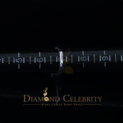 DiamondCelebritees 925 Sterling White Silver 2.50ct Cubic Zirconia Square Wedding Women's Ring SZ 7