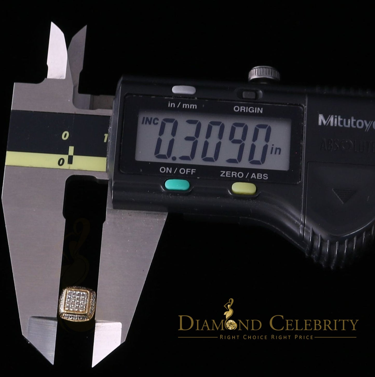 DiamondCelebritees 0.10ct Diamond Stud Earrings For Women Yellow 925 Sterling Silver Stud For unisex