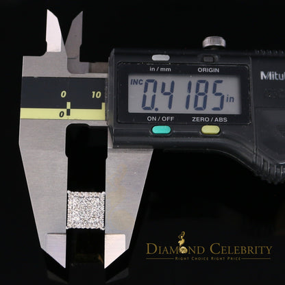 DiamondCelebritees 10K Real Yellow Gold with 1.20CT Real Diamond Men's/Women's Stud Earrings