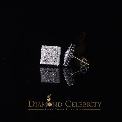 Diamondcelebritees 1.50ct Moissanite White 925 Sterling Silver Women's Hoop Earrings