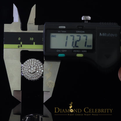 DiamondCelebritees 925 Sterling Silver 9.00ct White Cubic Zirconia Womens Engagement Ring Size 9