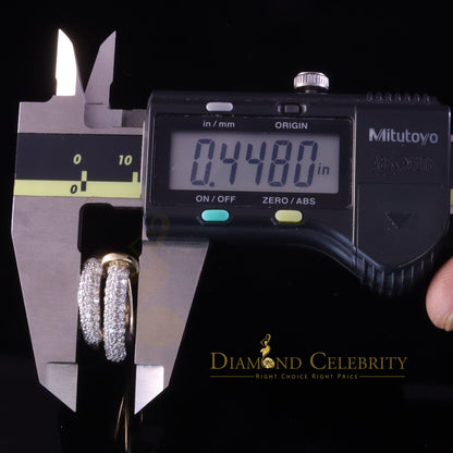 DiamondCelebritees 1.00ct Cubic Zirconia Yellow Sterling 925 Silver Women Engagement Rings Size 6