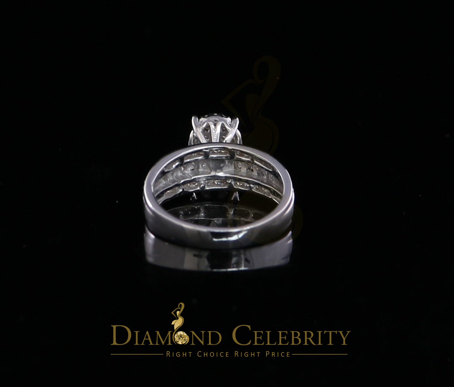 DiamondCelebritees 0.50 CT Real Diamond Womens Sterling Silver White Ring Size 7 marquise shape