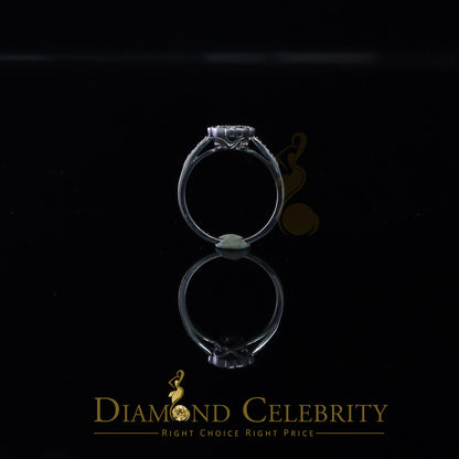 DiamondCelebritees 1.20ct Wedding White Ring For Women 925 Sterling Silver Cubic Zirconia Size 8