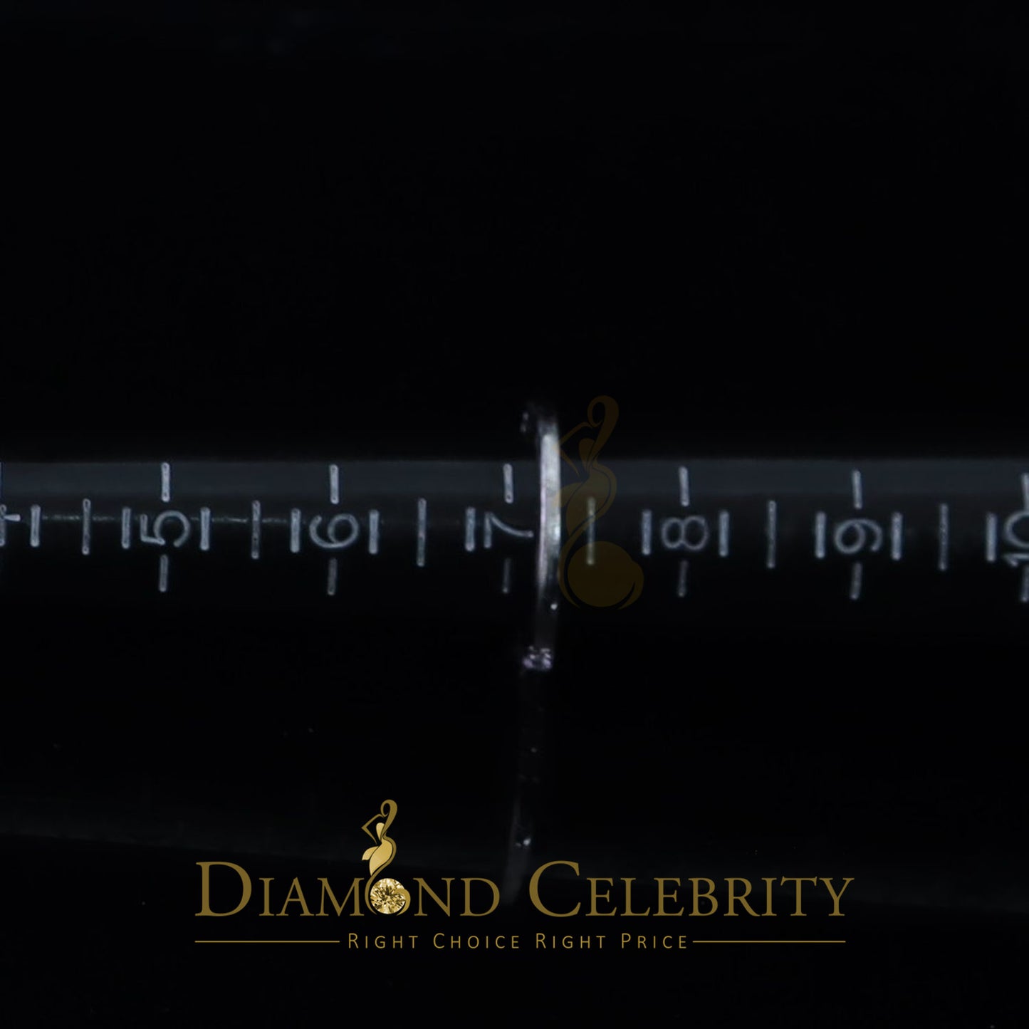 DiamondCelebritees 1.40ct Cubic Zirconia Sterling White Silver Round Engagement Women's Ring Size 7