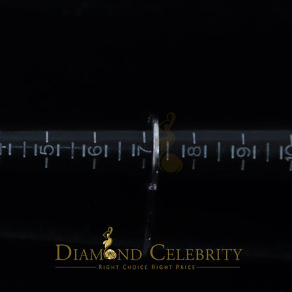 DiamondCelebritees 1.40ct Cubic Zirconia Sterling White Silver Round Engagement Women's Ring Size 7