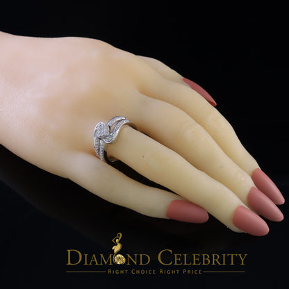 DiamondCelebritees 1.00ct 925 Sterling White Silver 'Z' Round Cubic Zirconia Womens Ring Size 7