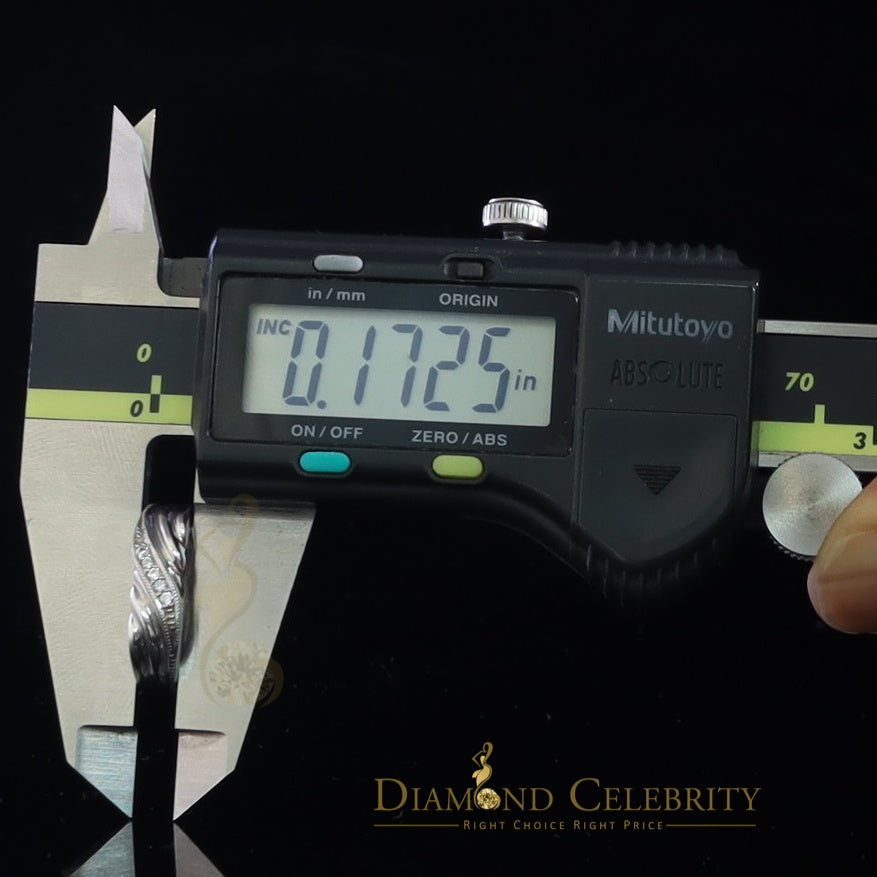 DiamondCelebritees 0.10ct White 925 Sterling Silver Shiny Cubic Zirconia Promise Womens Ring Size 6