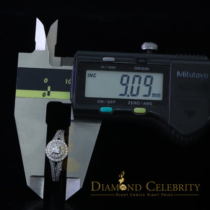 DiamondCelebritees 1.20CT Wedding White Ring For Women 925 Sterling Silver Cubic Zirconia Size 7