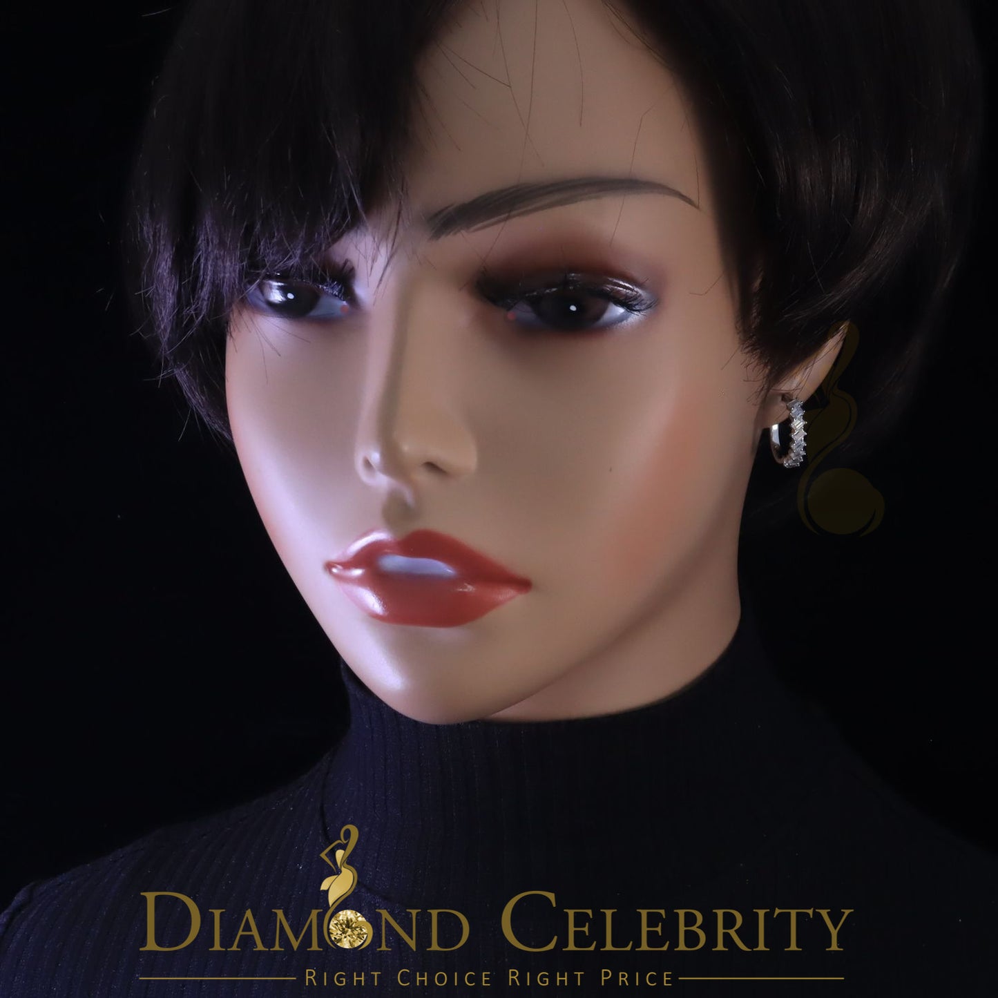 Diamondcelebritees 1.48 ct Moissanite Baugutte White 925 Sterling Silver Women's Hoop Earrings