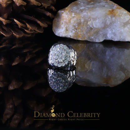 DiamondCelebritees 3.59ct White Engagement Ring Women 925 Sterling Silver Cubic Zirconia Size 8