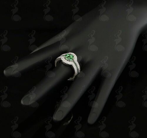 DiamondCelebritees 925 Sterling White Silver 2.50ct Floral Shape Cubic Zirconia Womens Ring SZ 6.5