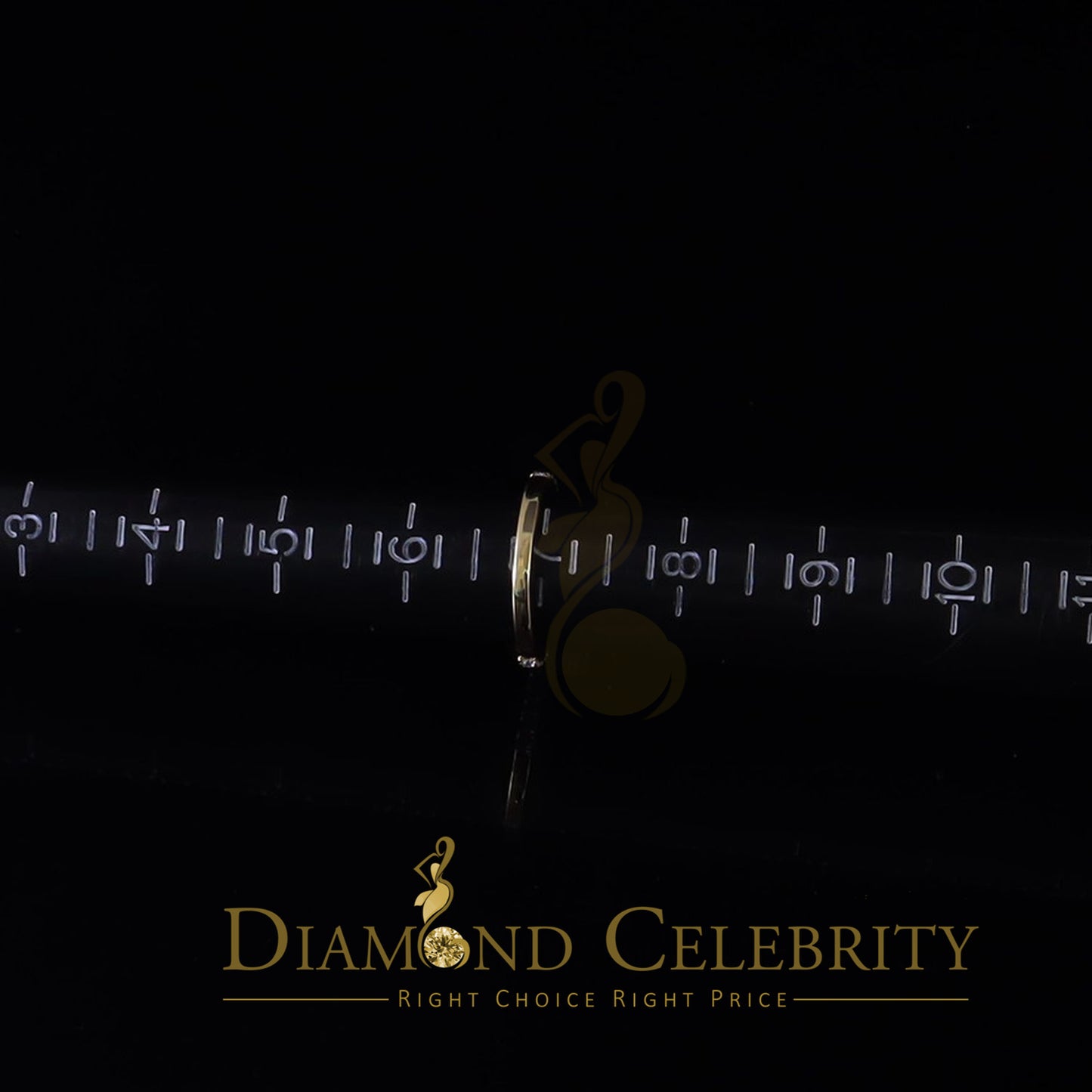 King Of Blings  10K Yellow Gold 2.50CT 'VVS' 'FL' D clr Moissonite Womens Cushion Cut Ring S/7