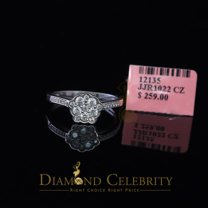 DiamondCelebritees 1.20ct Wedding White Ring For Women 925 Sterling Silver Cubic Zirconia Size 8