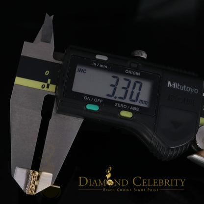 DiamondCelebritees  Yellow 925 Sterling Silver 0.68ct Cubic Zirconia Women's & Men's Square Earrings