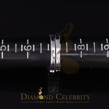 DiamondCelebritees 4.82ct White Cubic Zirconia 925 Sterling Silver Bridal Fashion Womens Ring SZ 7