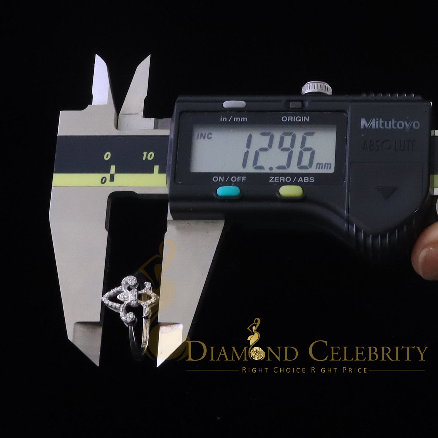 DiamondCelebritees White 925 Silver Saint 0.30ct Cubic Zirconia Womens Engagement Gifts Ring SZ 7