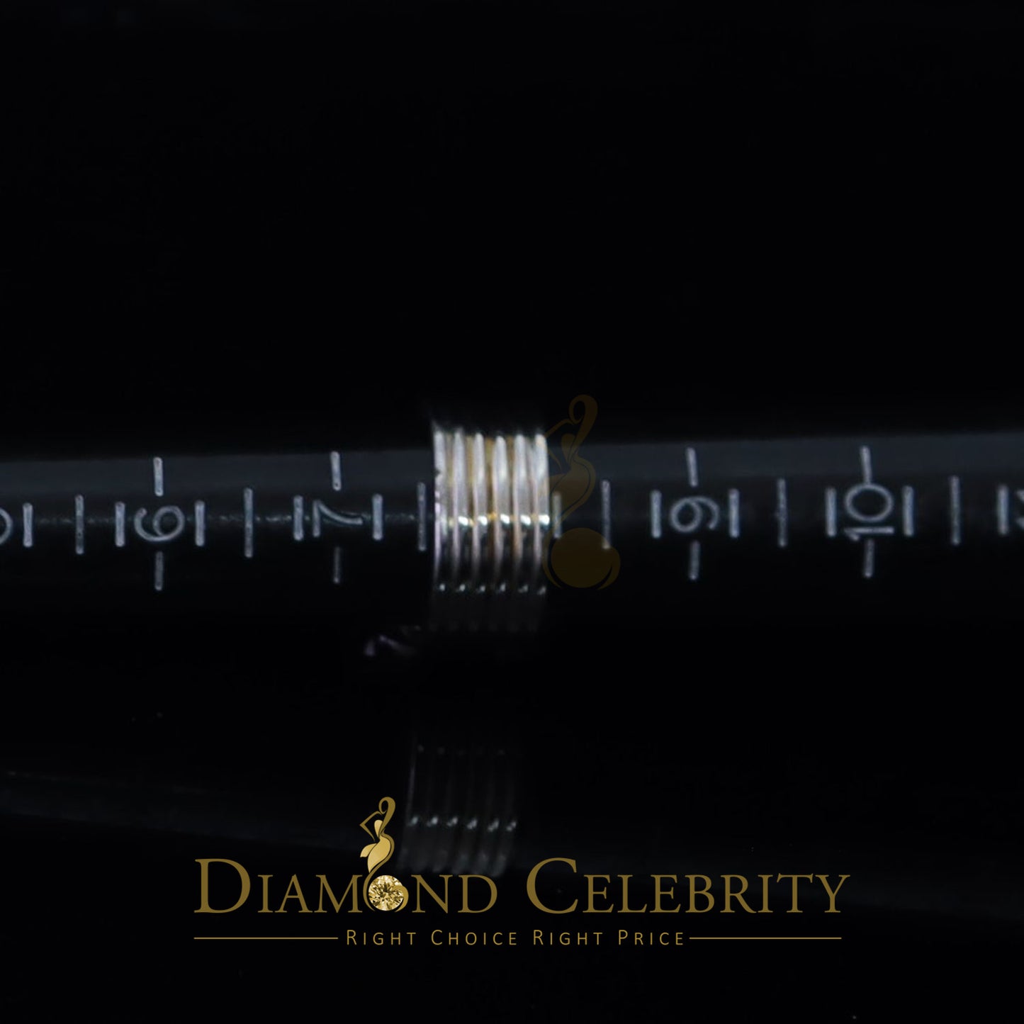 DiamondCelebritees 2.00ct Cubic Zirconia Sterling White Silver Engagement Women's Ring Size 8