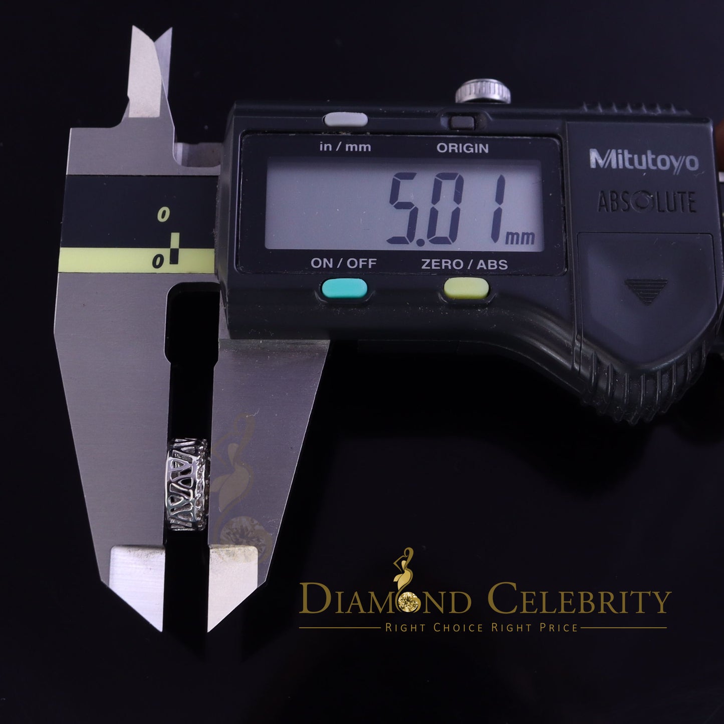 DiamondCelebritees 10K Real White Gold Real Diamond 1.25CT Men's/Women's Stud Round Earring