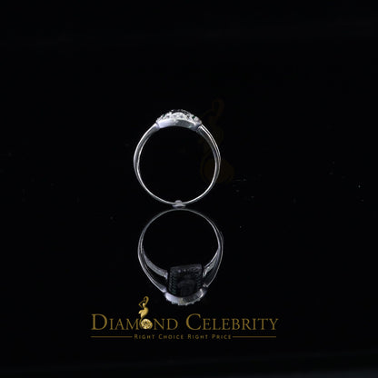 DiamondCelebritees Religious White 925 Sterling Silver Cubic Zirconia St. Jude Women's Ring Size 8