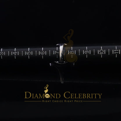 DiamondCelebritees 925 Sterling White Silver With Cubic Zirconia 1.67 ct Cocktail Ring Size 7.5