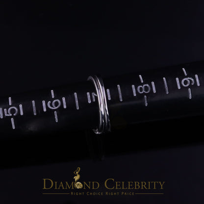 DiamondCelebritees 1.75ct Cubic Zirconia 925 White Silver Men;s/Womens Round Bridal Ring Size 7