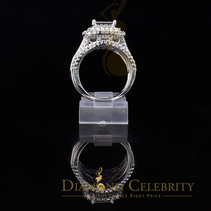DiamondCelebritees 925 Sterling White Silver Shiny Cubic Zirconia 4.90 ct Bridal Womens Ring Size7