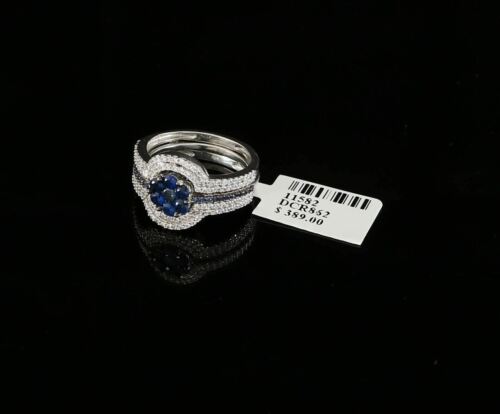 DiamondCelebritees 925 Sterling White Silver 2.50ct Floral Shape Cubic Zirconia Womens Ring SZ 6.5