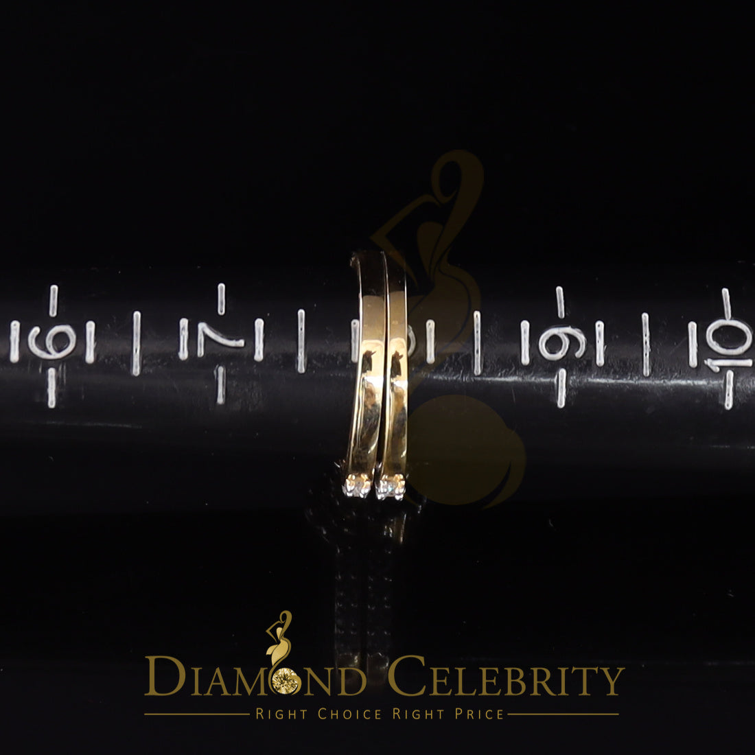 DiamondCelebritees 5.25ct Yellow 925 Sterling Silver Round Cubic Zirconia Women Bridal Ring Size 8