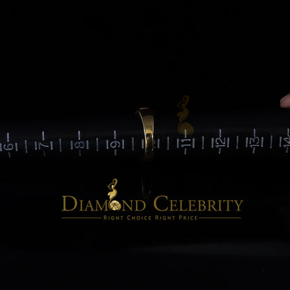 DiamondCelebritees 925 Sterling Silver Yellow 1.75ct Cubic Zirconia Women's/Men's Ring Size 10