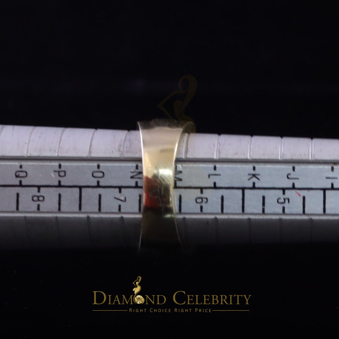 DiamondCelebritees 925 Sterling Yellow Silver Square 2.12ct Cubic Zirconia Womens Ring Size 7